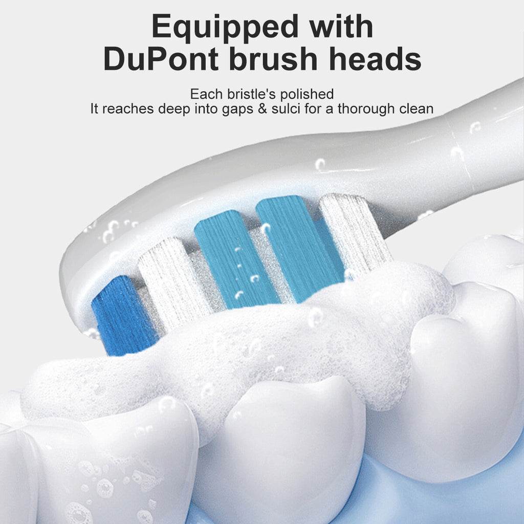Ultrasonic Teeth Cleaner Kit for Dental Plaque & Stain Removal - Oral Care Device