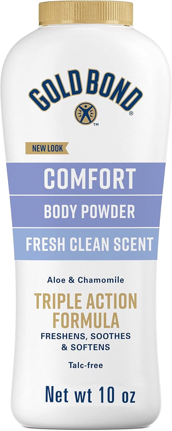 Talc-Free Gold Bond Comfort Body Powder with Aloe and Chamomile 10 oz