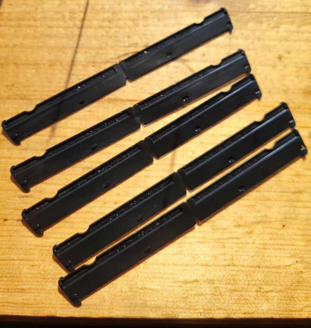Black Synthetic Razor Blade Holder for Shavette Razors - Pack of 5