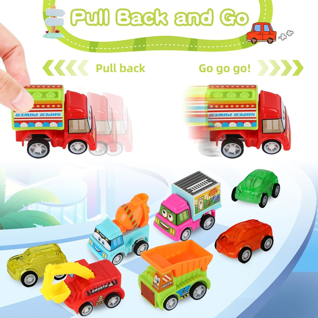 Kids Bath Bombs with Surprise Cars and Toys - 6 Pack Bubble Set