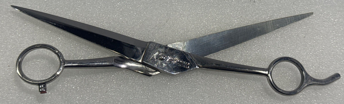 Professional Hair Cutting Shears Scissors Stainless Steel Silver Tone