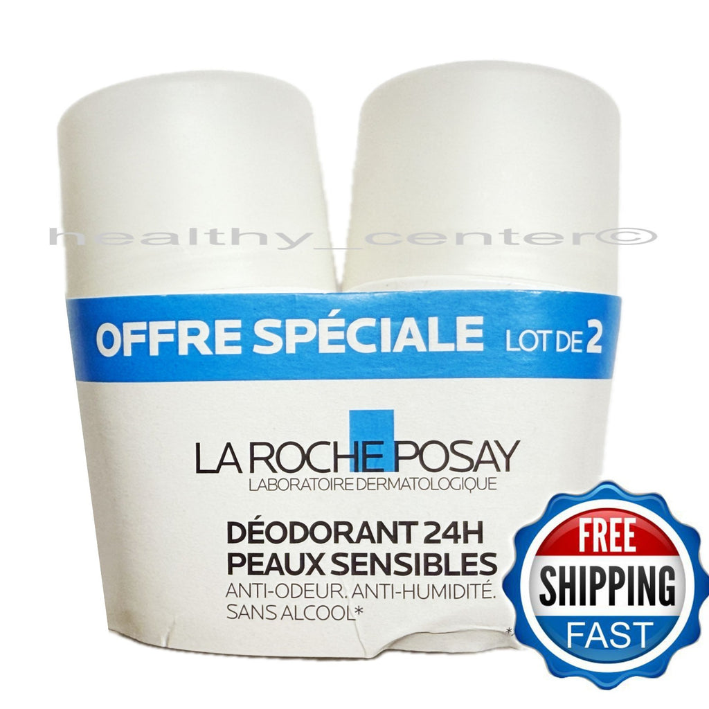24H Roll-On Deodorant Pack - Aluminum-Free, Sensitive Skin, 2 x 50ml