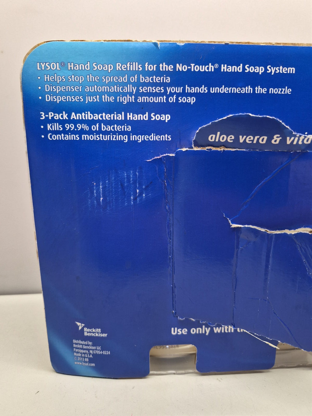 Lysol No-Touch Hand Soap Refill Pack Aloe Vera & Vitamin E - Discontinued