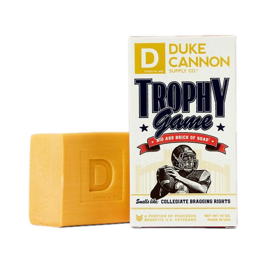 Manly Exfoliating Bar Soap with Leather & Amber - Large 10oz