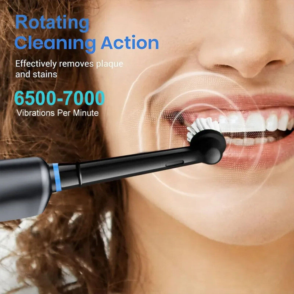 Rechargeable Electric Toothbrush with Rotating Brush Heads for Deep Cleaning Adults