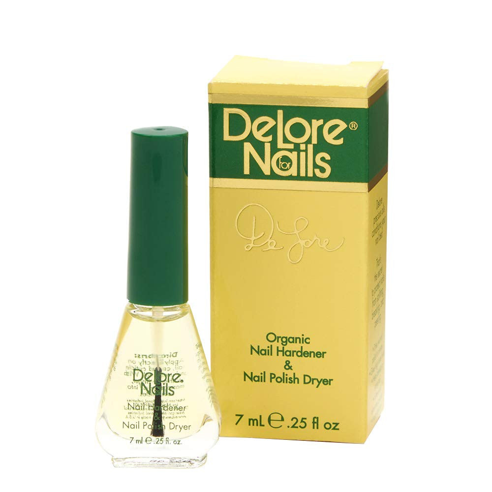 Organic Nail Hardener & Quick-Dry Nail Polish Dryer 0.25oz 2-Pack