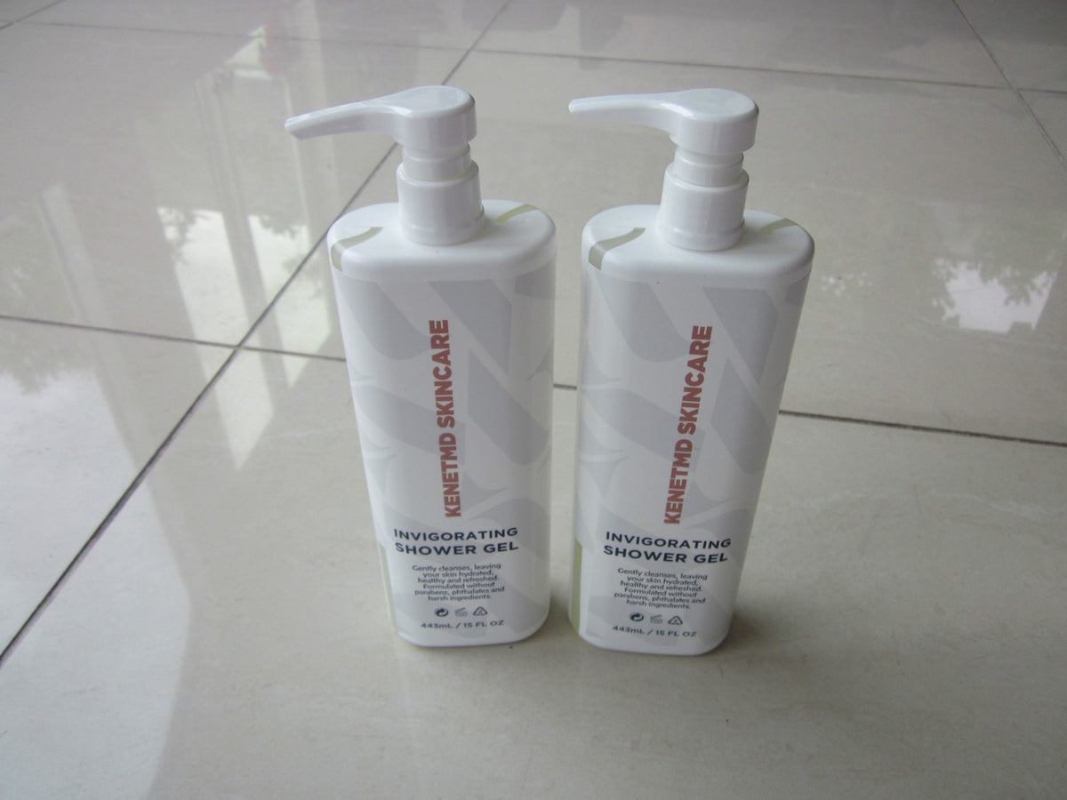 Invigorating Shower Gel - 2 Bottles 15oz Each | Skincare & Body Wash