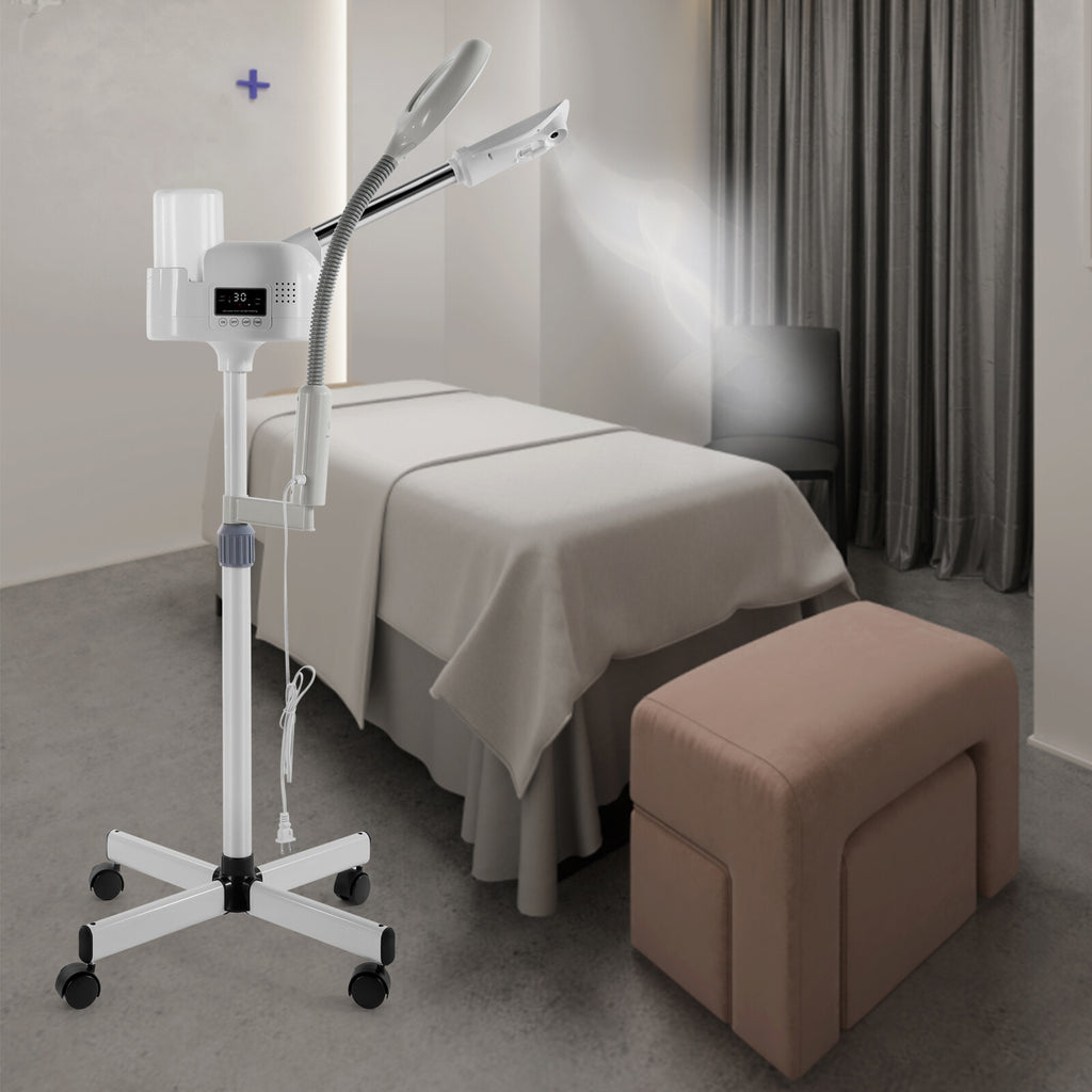 Facial Steamer with 5X Magnifying Lamp Ozone Spa Skin Care Machine