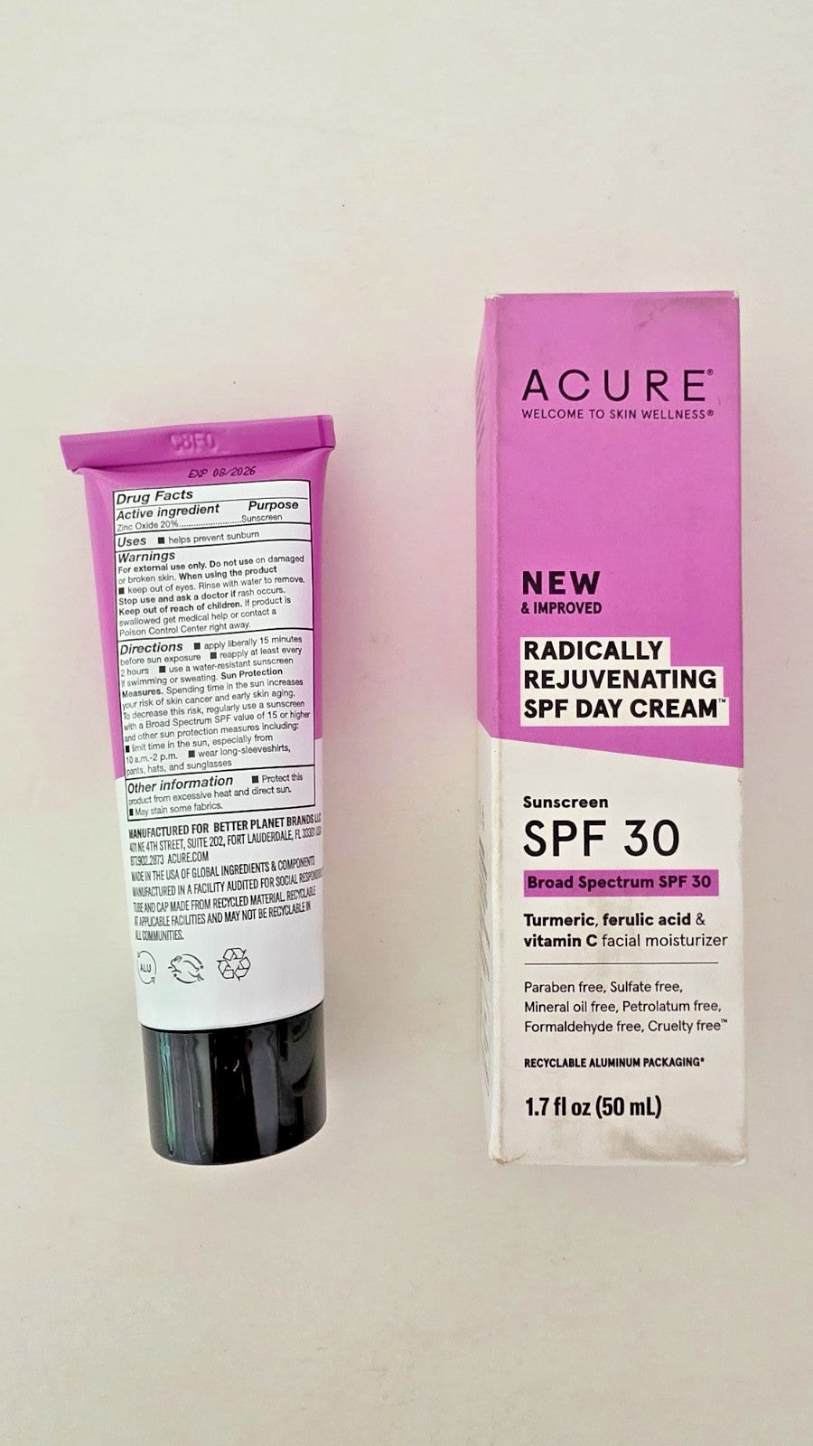 SPF 30 Day Sunscreen Cream with Rejuvenating Benefits, 1.7 OZ