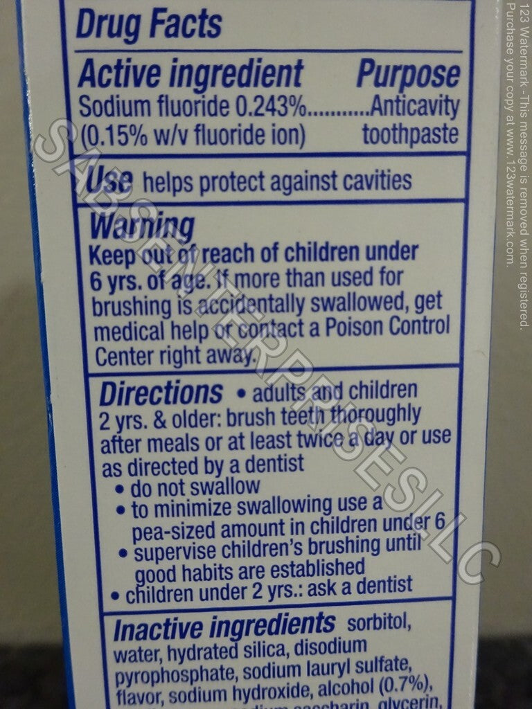 Crest Complete Plus Scope Minty Fresh Fluoride Toothpaste 5.4 oz - 10 Pack