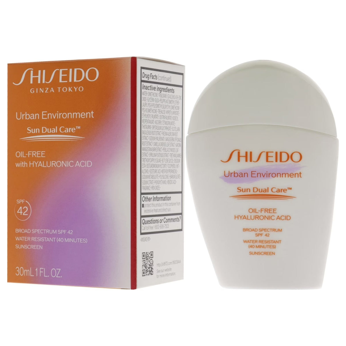 Oil-Free Sunscreen SPF 42 with Hyaluronic Acid – 30ml / 1oz, UV Protection