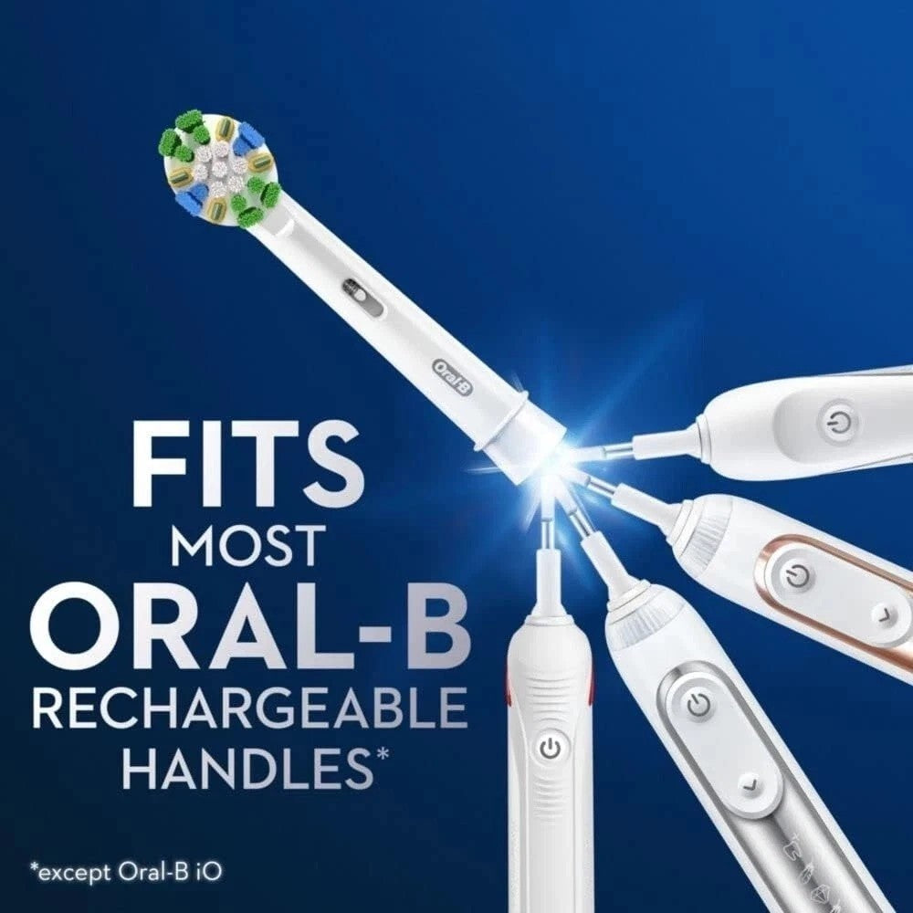 Oral-B Floss Action Replacement Brush Heads with Bacterial Protection - 5 Pack