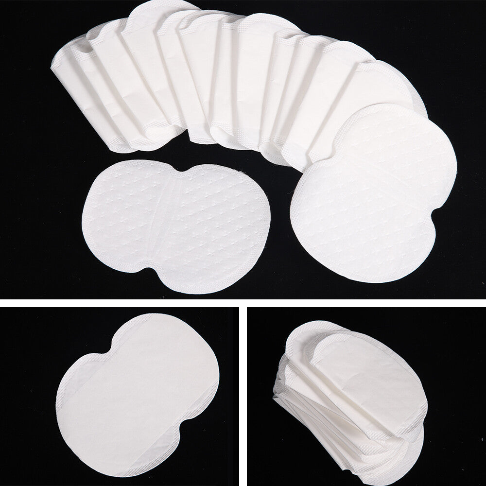Disposable Underarm Sweat Pads Stickers - Absorbing, Stain-Free, 100 Pack