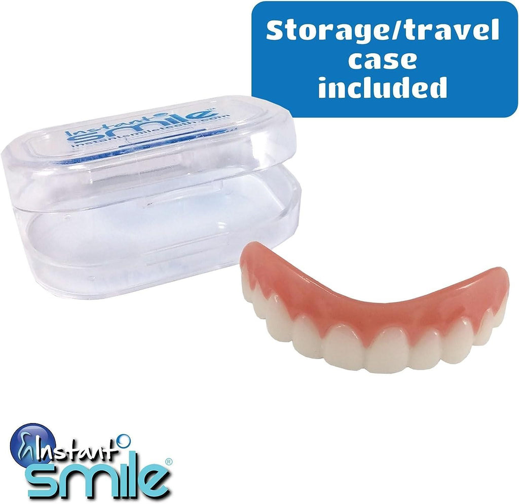 Bright White Upper Veneer Cosmetic Teeth - Flex Fit Press-On Smile
