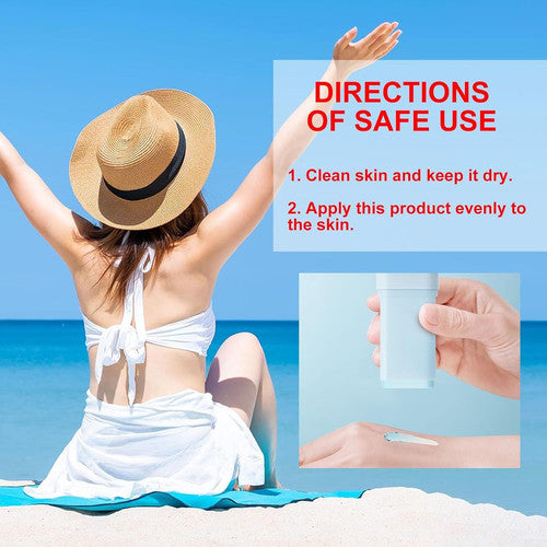 Sun Stick SPF50+ Hydrating Sunscreen for Face & Body - Lightweight & Non-Greasy