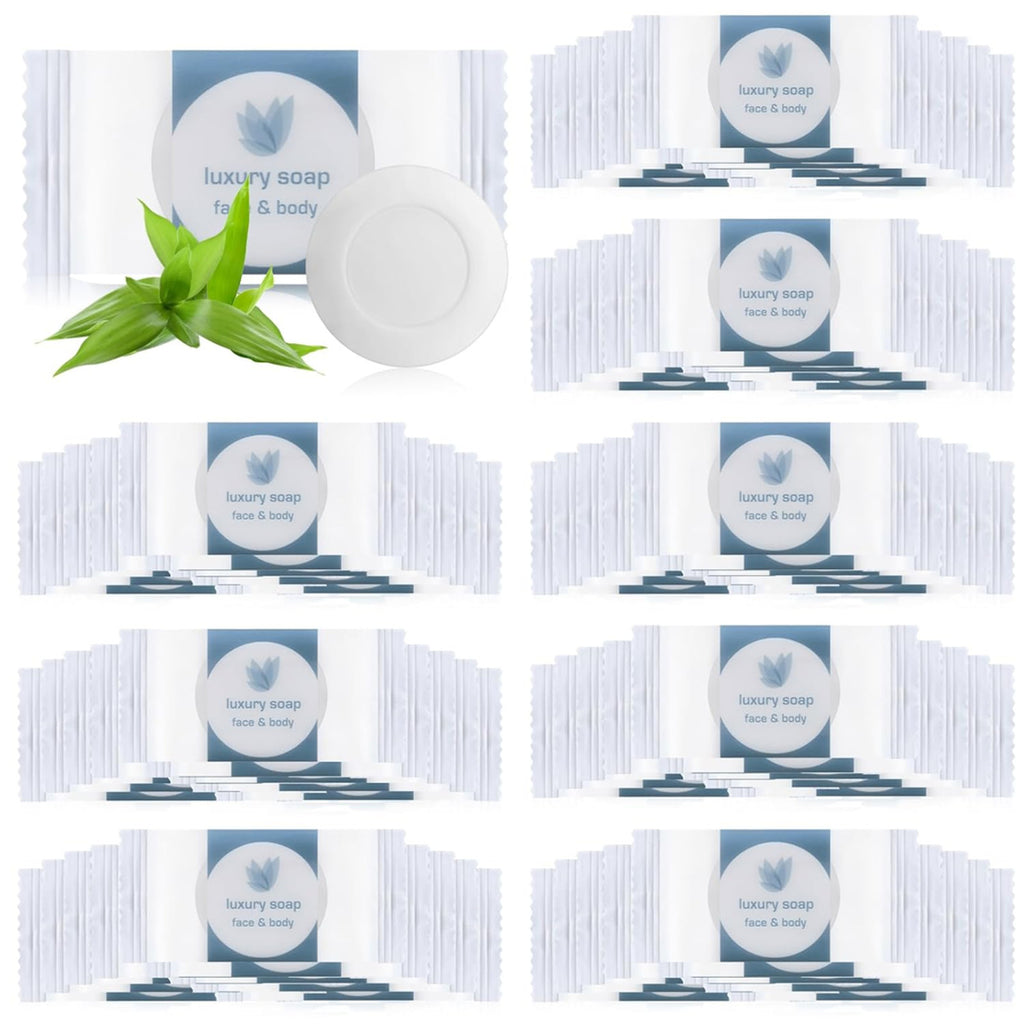 Bulk Mini Bar Soap 600 Pcs Travel Size Individually Wrapped for Hotels & Travel