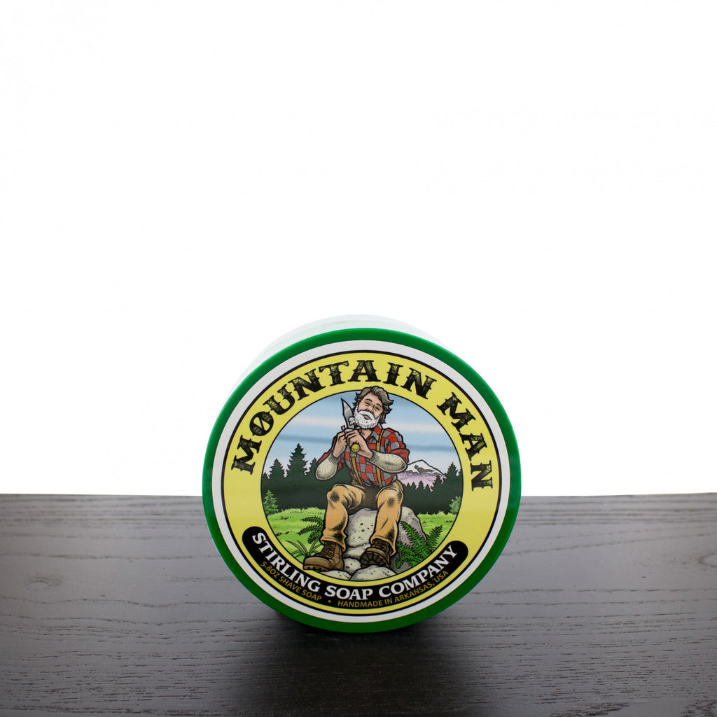 Shaving Soap Mountain Man - Natural Tallow-Based Grooming Soap, 5.8oz