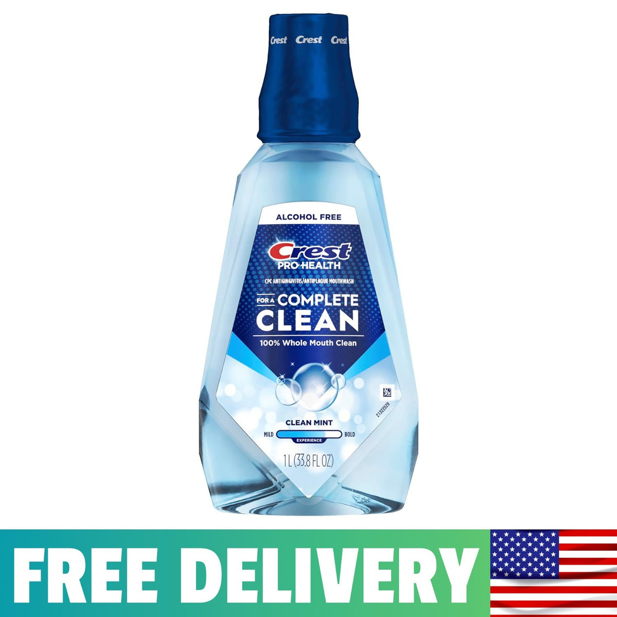 Crest ProHealth Multi-Protection Mouthwash with Clean Mint 1L