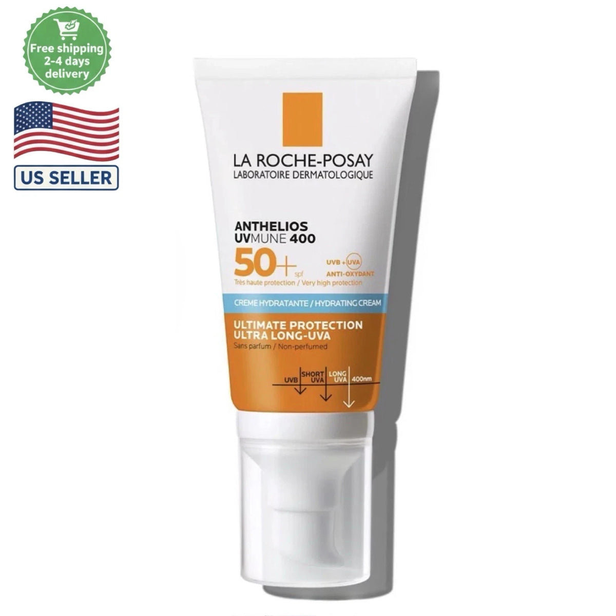 SPF50+ Moisturizing Face Cream with Perfume - 50ml