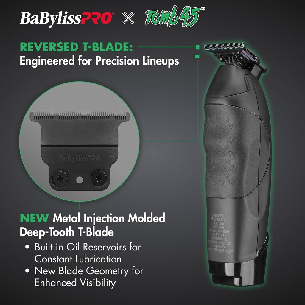 Wireless Charging Lithium-Ion Trimmer FXT45T Zero Gap Hair Clipper