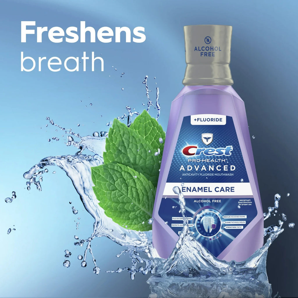 Crest Pro-Health Enamel Mouthwash Mint Alcohol-Free 33.8 fl oz