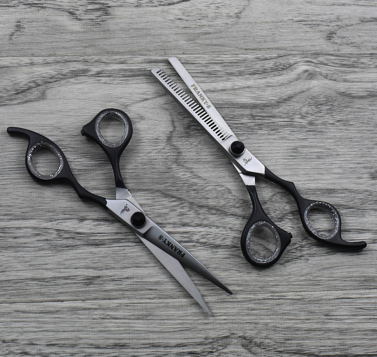 Professional Hair Cutting & Thinning Scissors Set with Razor & Shears