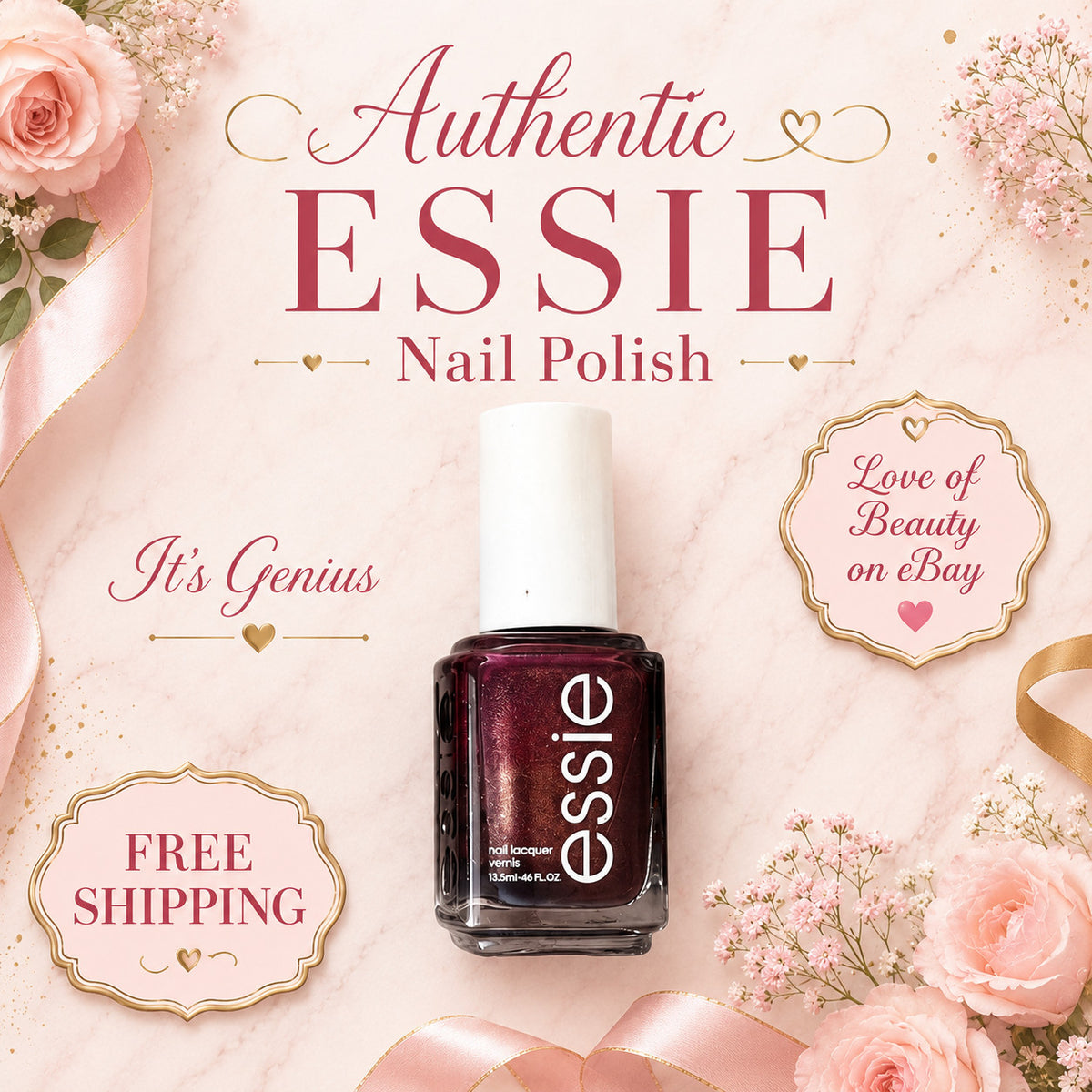 Essie Metallic Shimmer Nail Polish - It’s Genius, 0.46 fl oz