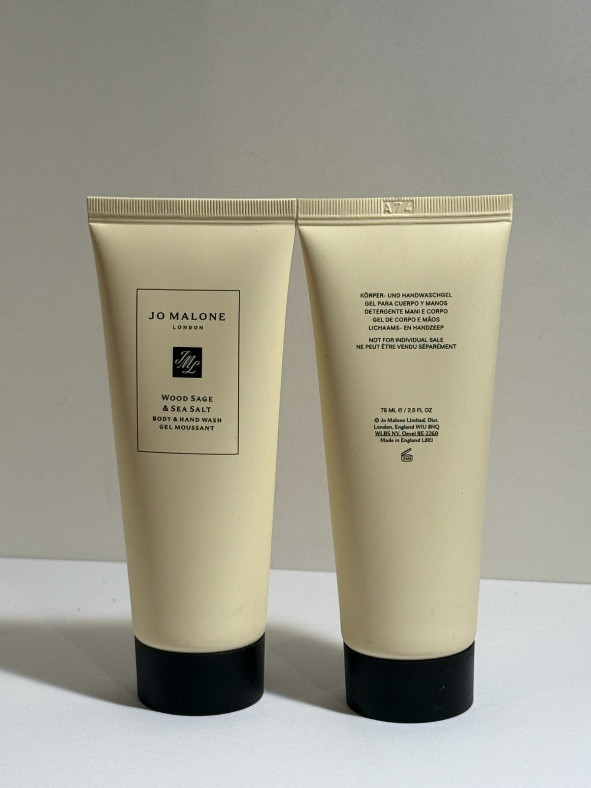 Jo Malone Wood Sage & Sea Salt Body & Hand Wash Set - 2 x 75ml
