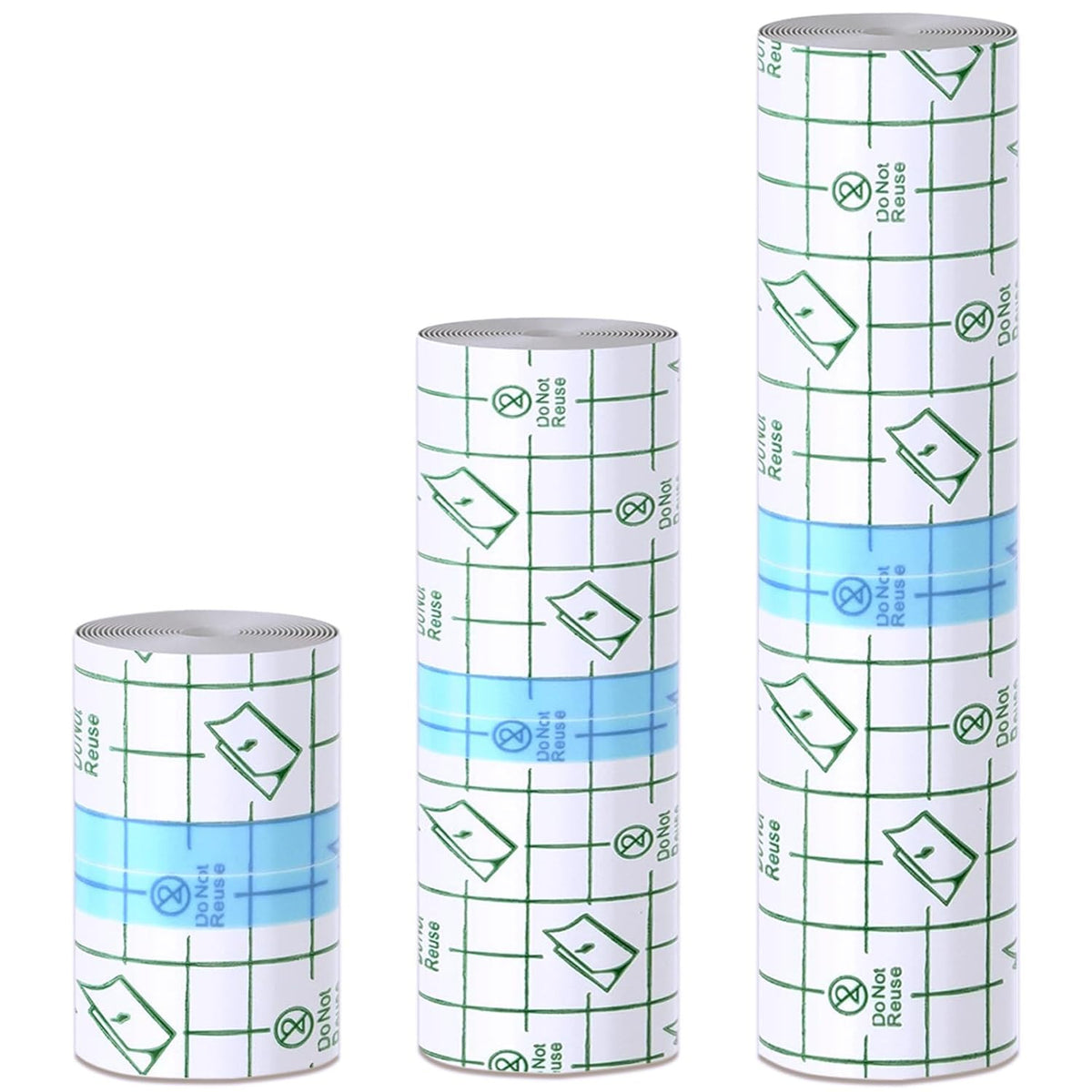 Second Skin Tattoo Cover Waterproof Bandage — 3 Rolls for Aftercare