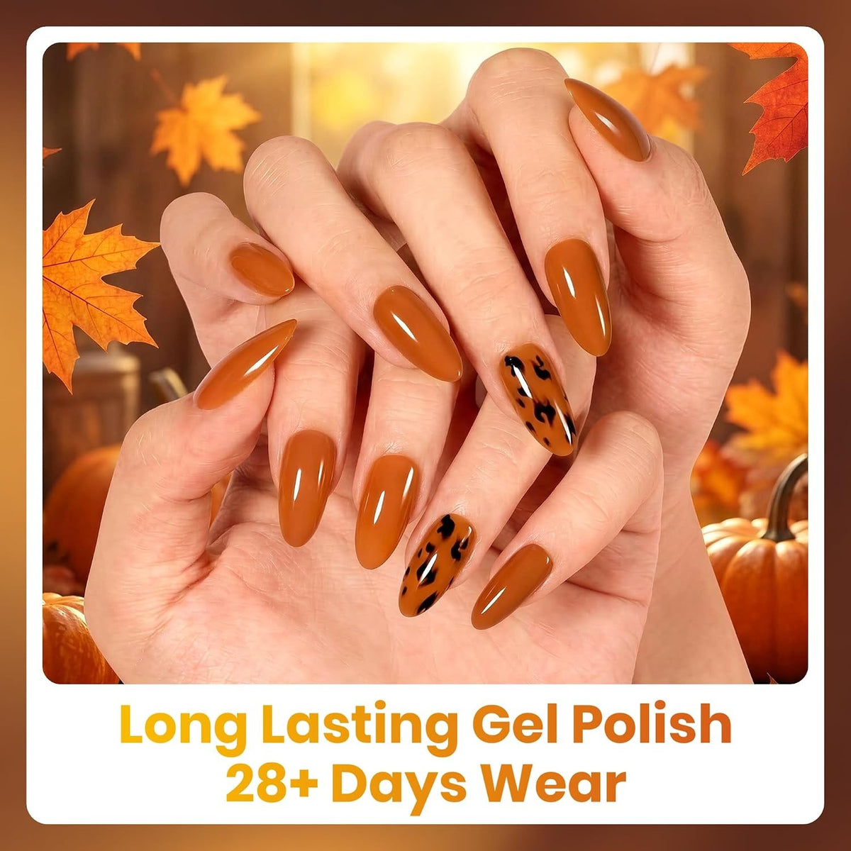 Fall Colors Gel Nail Polish Set - 6 Cozy Autumn Shades for DIY Manicure