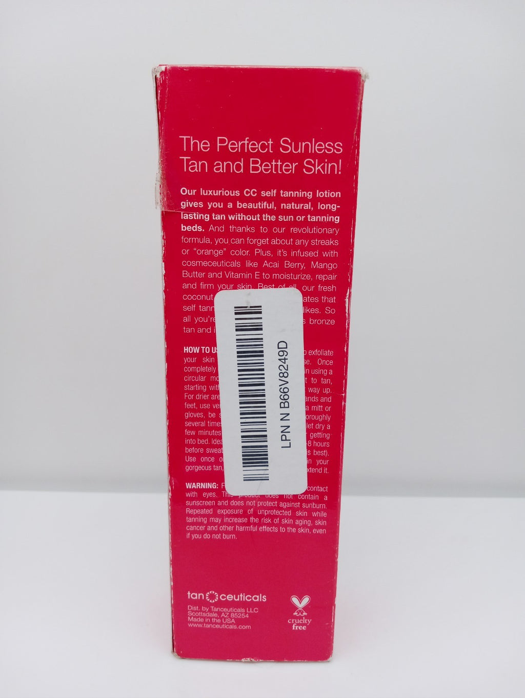 Dark Self-Tanning Body Lotion with Color Correcting - Tanceuticals CC