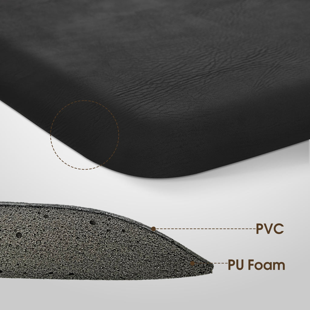 Anti-Fatigue Salon Floor Mat for Square Base Chairs - Comfortable PU Comfort Barber Mat