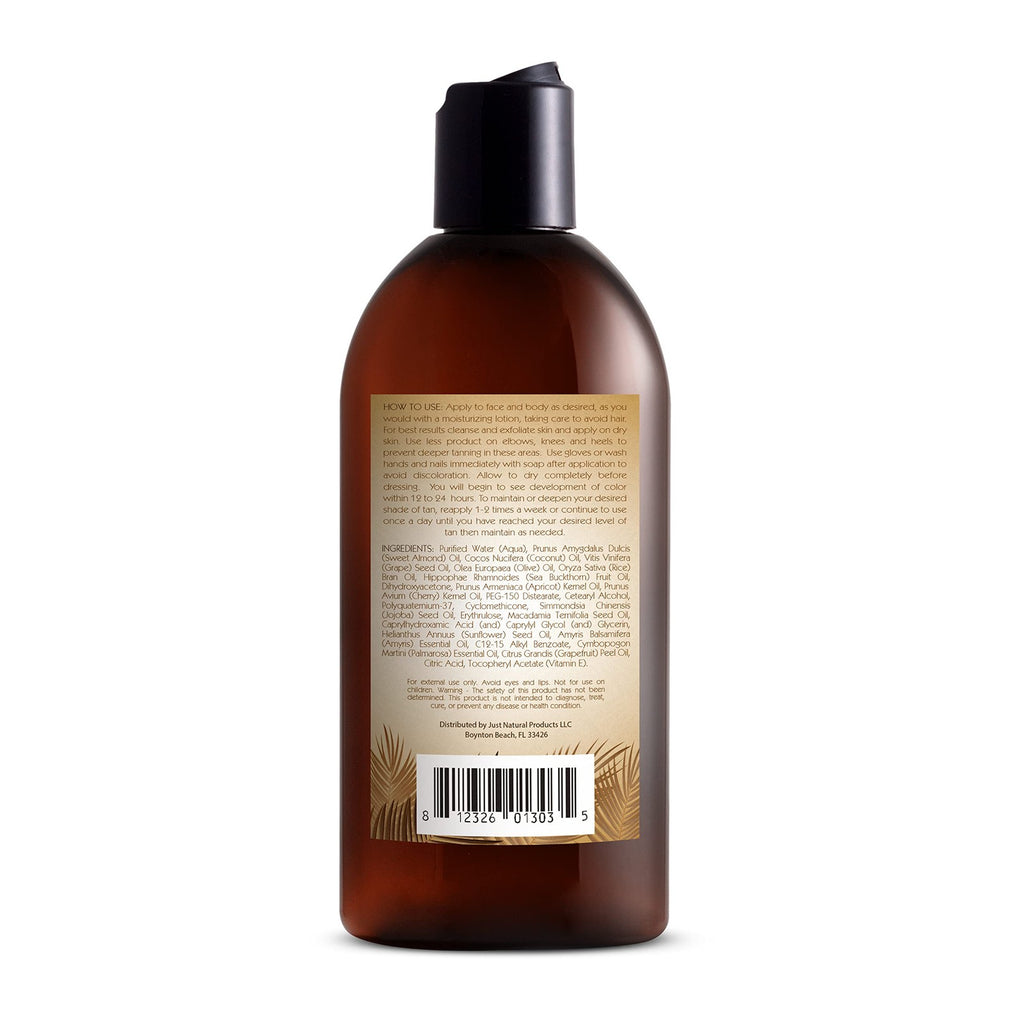 Dark Tones Self Tanner Lotion - Vegan Indoor Sunless Tan for Men & Women