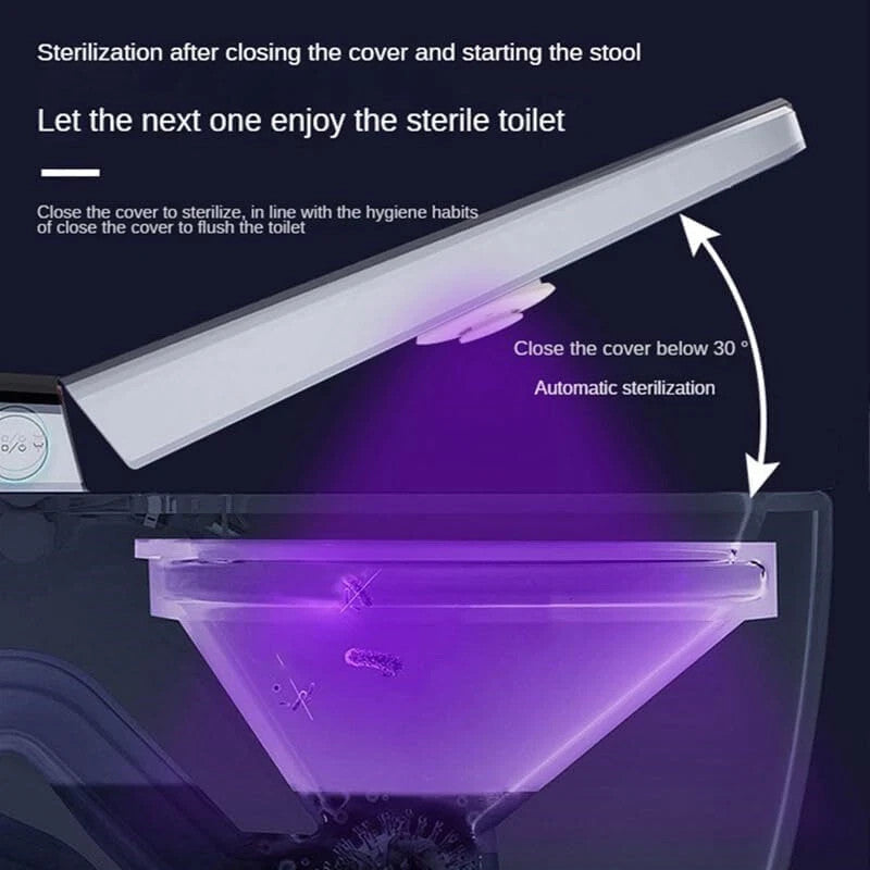 Auto UVC Toilet Sanitizer Light Waterproof Bathroom Sterilizer 3 Min