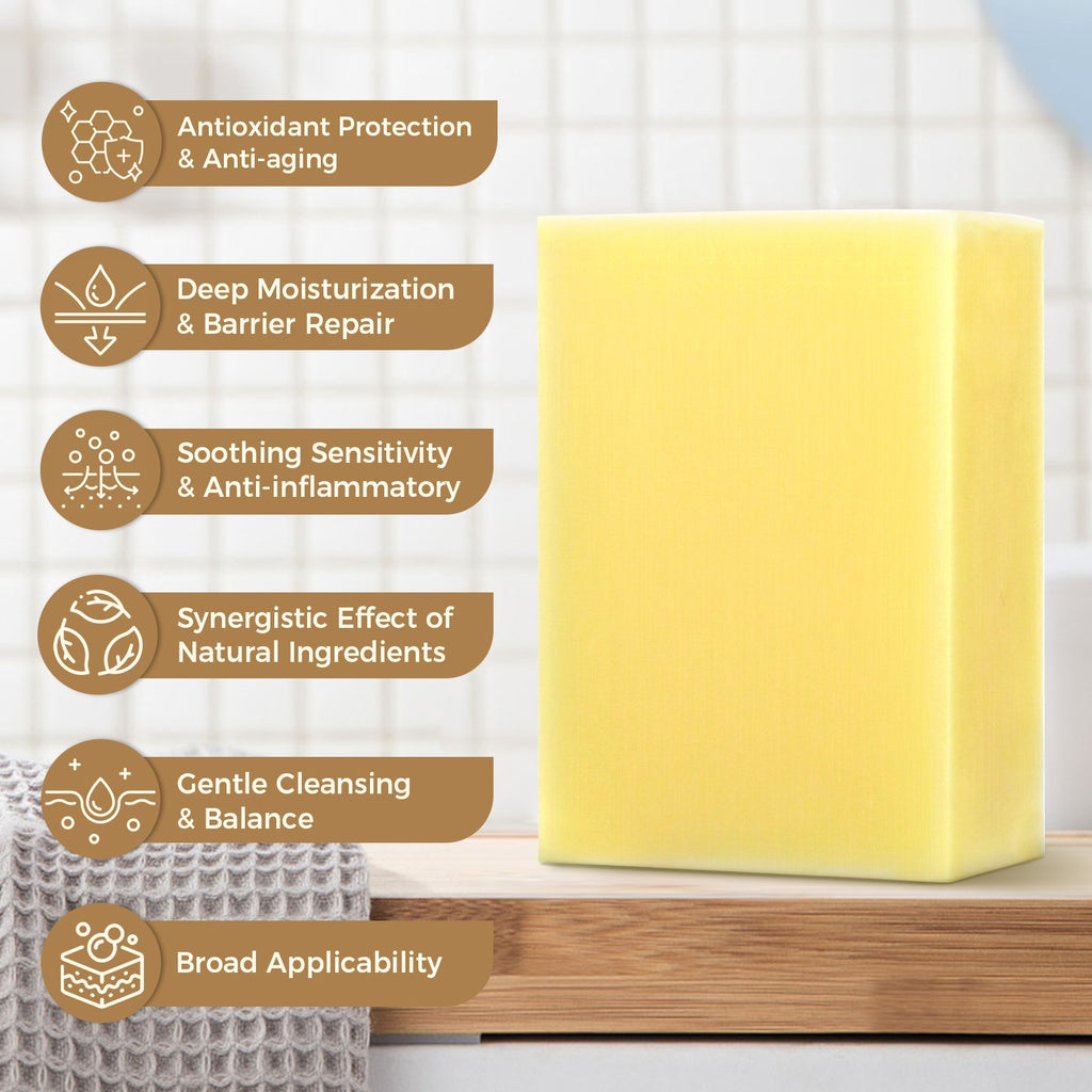Grass Fed Beef Tallow Soap Bar for Face Body Hands - Gentle Cleansing