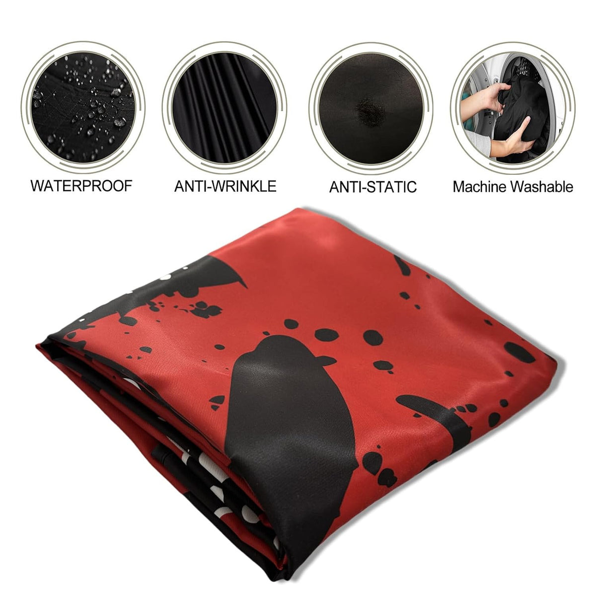 Professional Barber Hair Cutting Cape with Adjustable Snaps Waterproof & Anti-Static