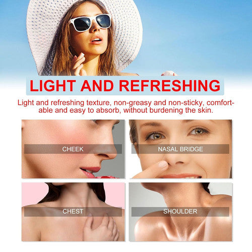 Sun Stick SPF50+ Hydrating Sunscreen for Face & Body - Lightweight & Non-Greasy