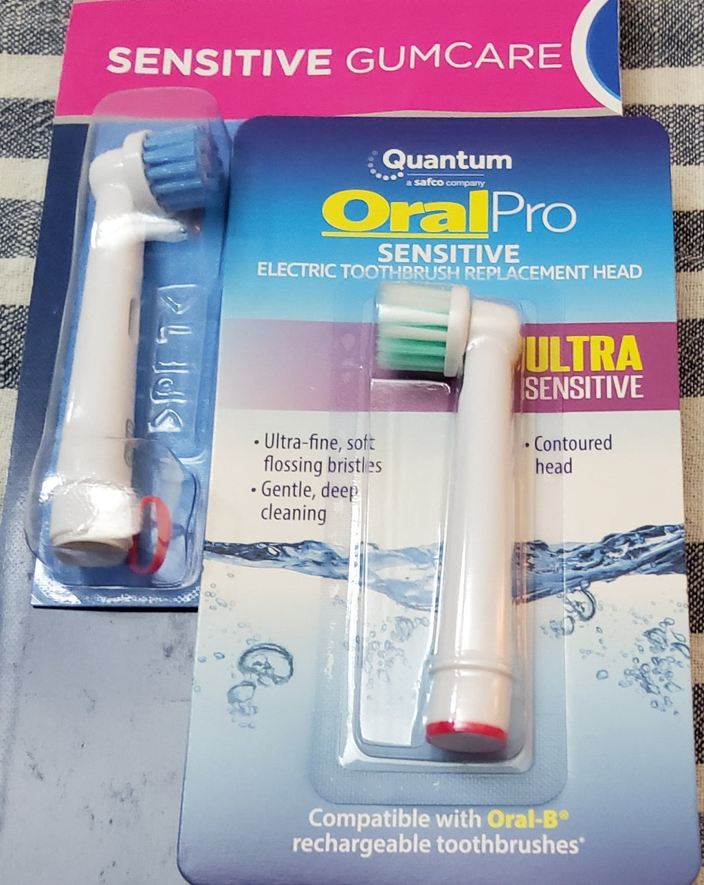 Ultra Soft Sensitive GumCare Electric Toothbrush Head Replacement - Pack of 6