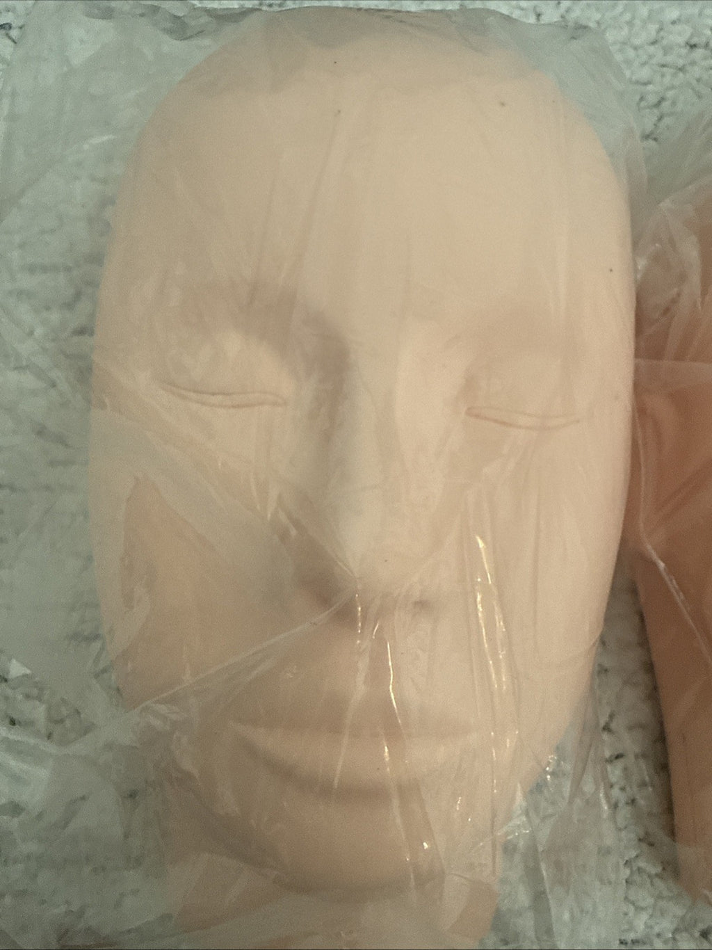 Practice Head Makeup Eyelashes Soft Skin Mannequin for Training