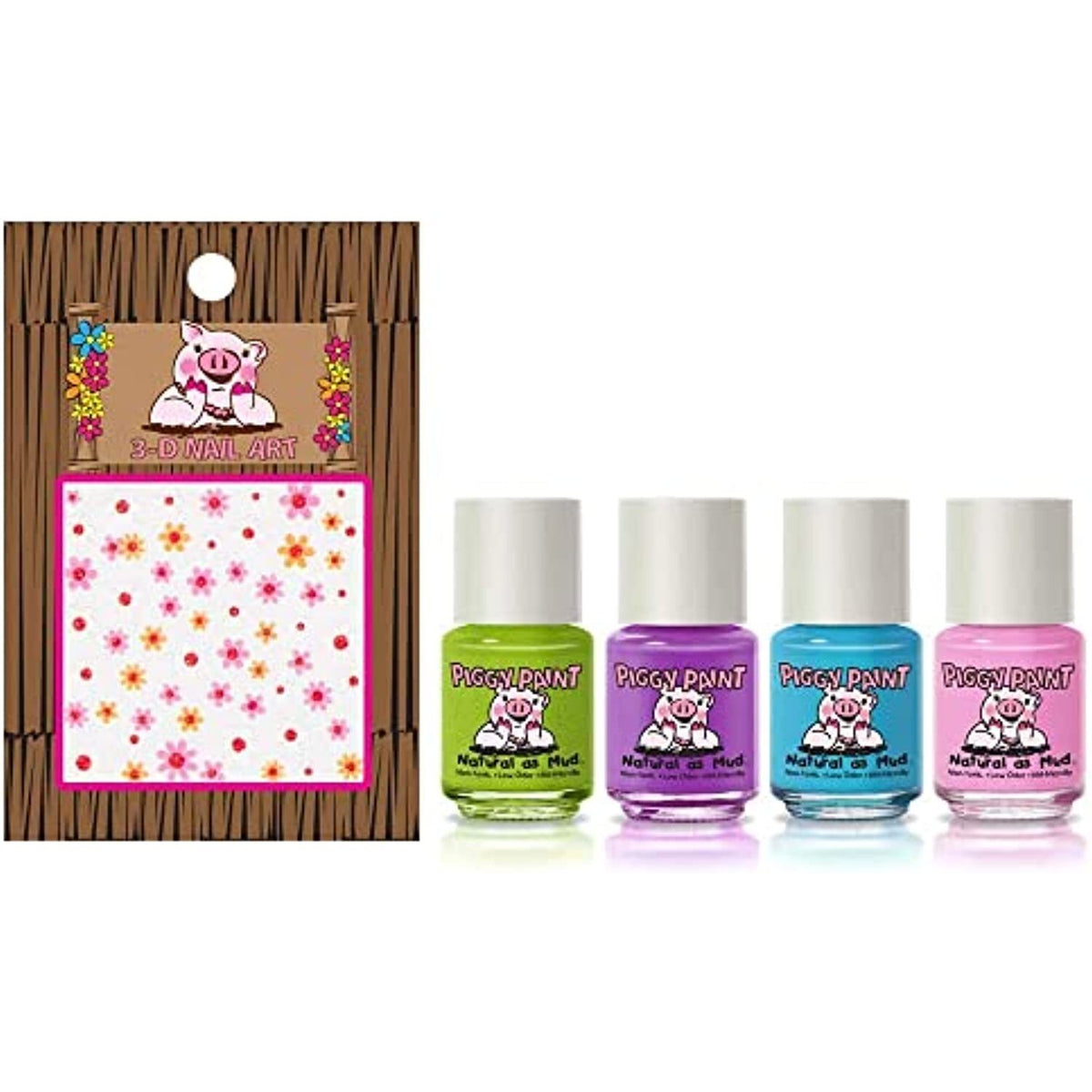 Non-Toxic Nail Polish Gift Set for Kids and Adults - Easter Bunny Theme
