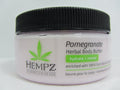 Herbal Body Butter with Pomegranate - Moisturizing 8 oz for All Skin Types