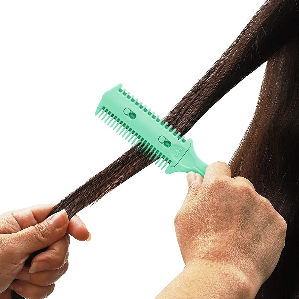 Haircut Razor Comb Set - Double-Ended Styling & Thinning Comb, 3 Pack