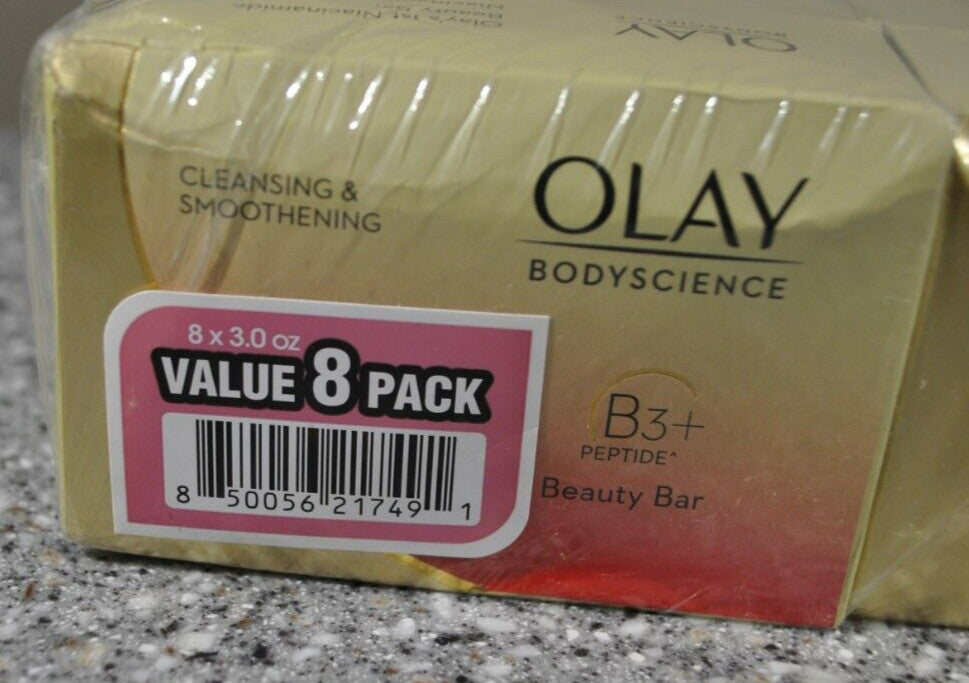 Olay Body Science Vitamin C & Niacinamide Soap 8-Pack Sealed
