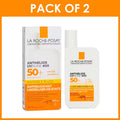 2 Pack SPF50+ Facial Sunscreen Lotion - Invisible, Fragrance-Free, Sensitive Skin