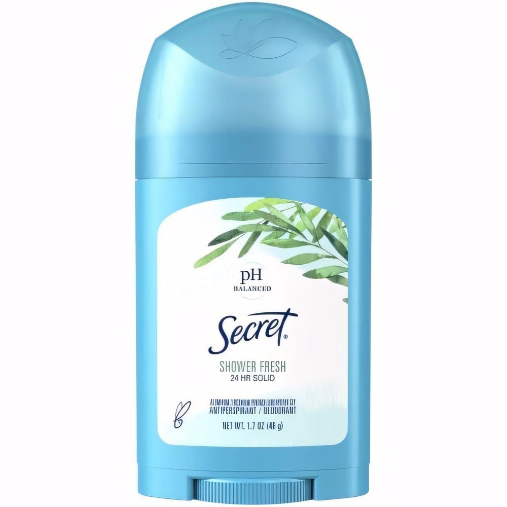 Secret Shower Fresh Antiperspirant Deodorant Stick 24H - 5 Pack, 1.7 oz