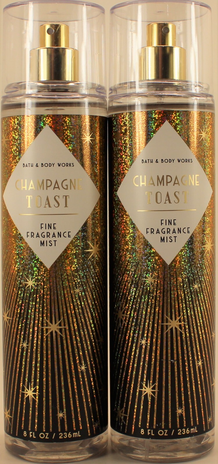 Bath & Body Works Champagne Toast Body Mist Spray 8oz - Set of 2