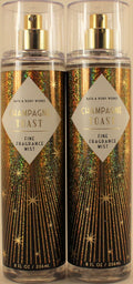 Bath & Body Works Champagne Toast Body Mist Spray 8oz - Set of 2