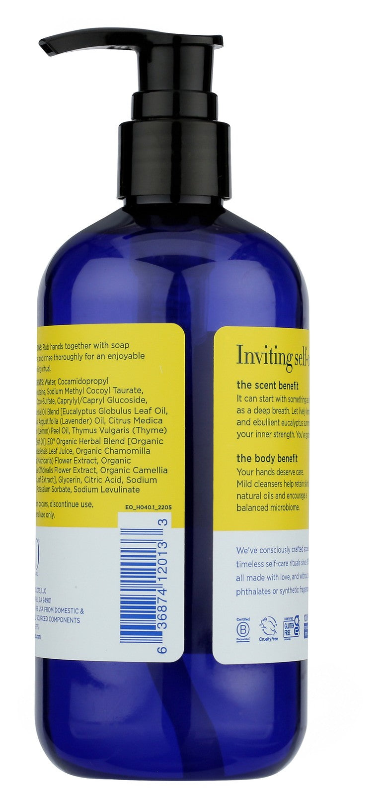 Energizing Lemon Eucalyptus Hand Soap - 12 Oz, 3 Pack