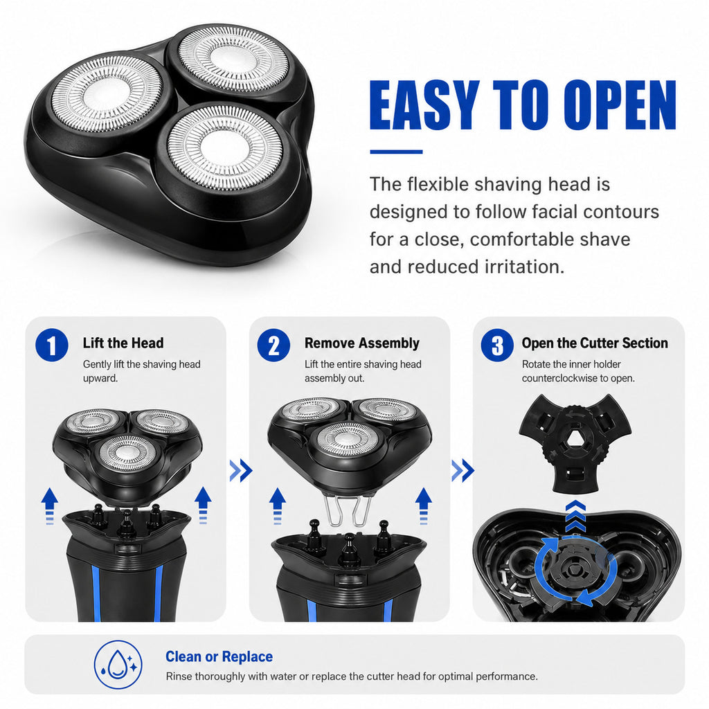 Rotary Shaver Replacement Head for Remington R-Series SP-3141 & SP-5161 - 2 Pack