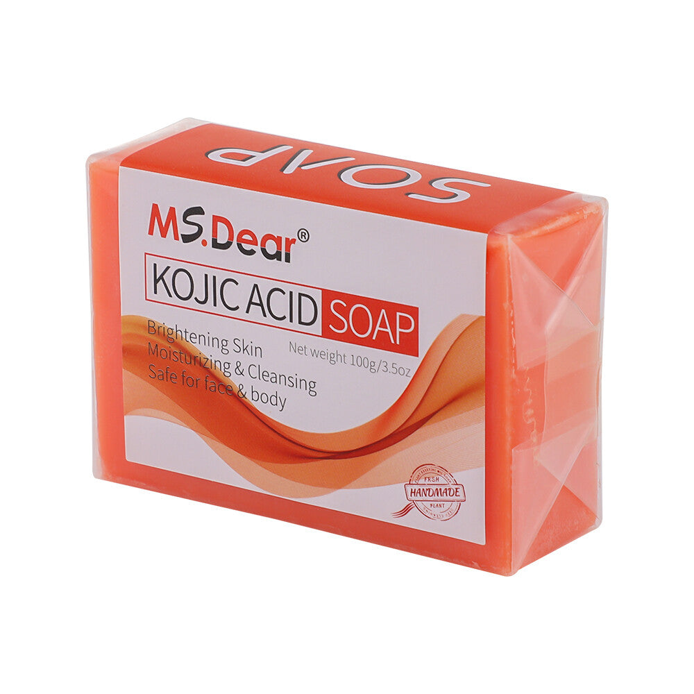 Kojic Acid Brightening Bar Soap for Dark Spot & Acne Removal - 100g